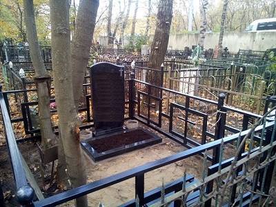 Ритуальная ограда для кладбища ГР4 Крест